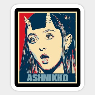 Ashnikko Hope Poster Art Sticker